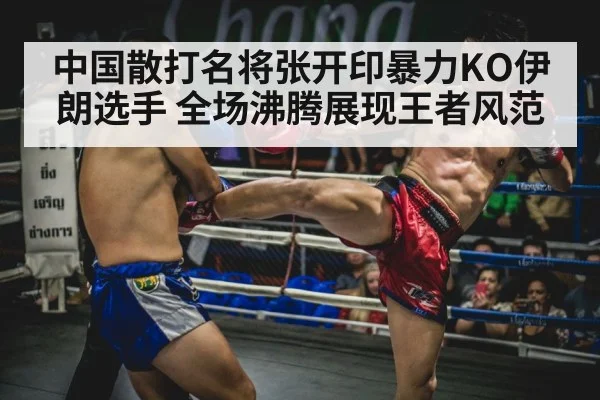 中国散打名将张开印暴力KO伊朗选手 全场沸腾展现王者风范