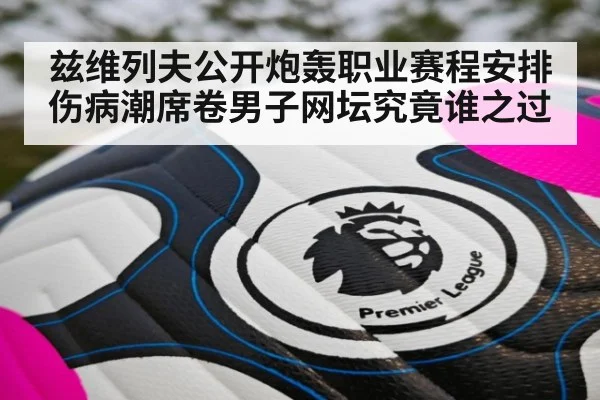 兹维列夫公开炮轰职业赛程安排 伤病潮席卷男子网坛究竟谁之过